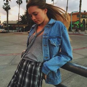 Kelly Jacket Oversized Jean / Denim Brandy